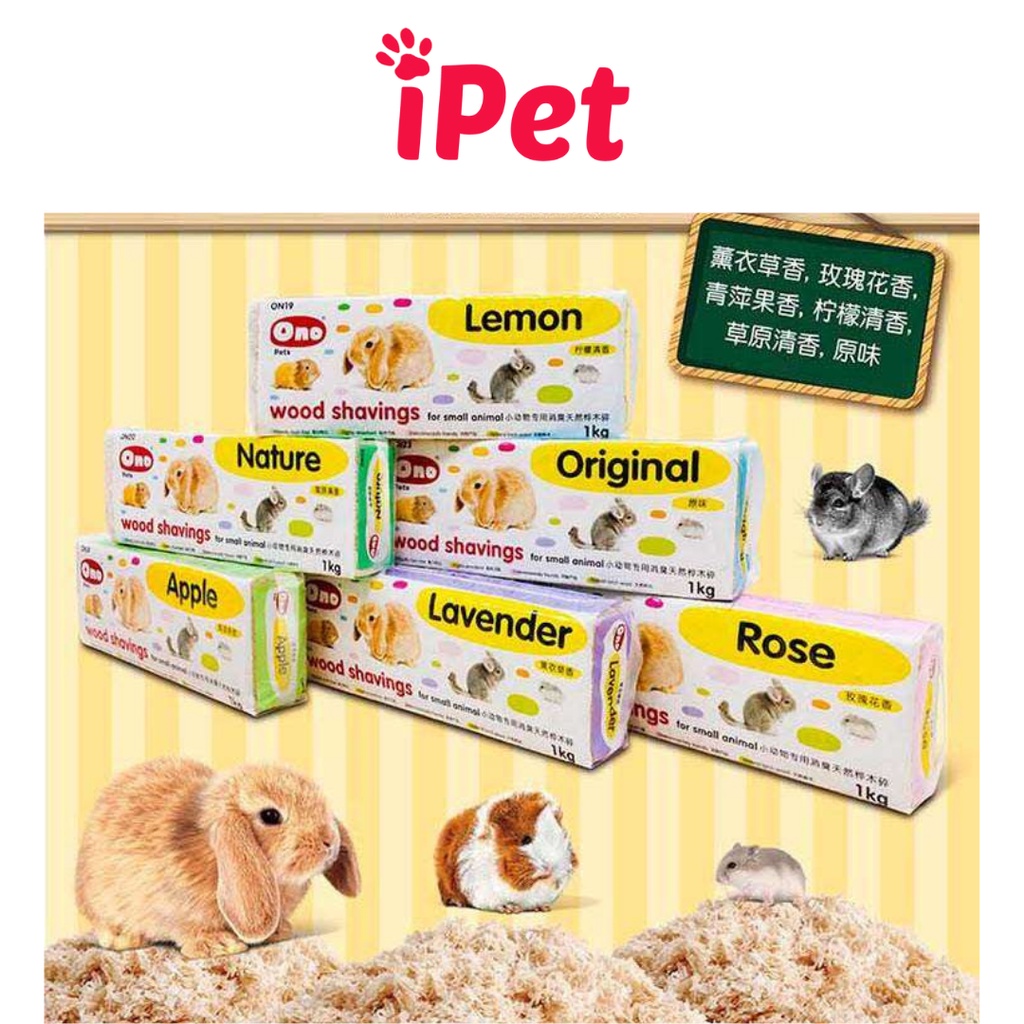 Mùn Cưa Nén Thơm Cao Cấp Chính Hãng ONO Lót Chuồng Cho Hamster, Thỏ, Bọ, Nhím - iPet Shop