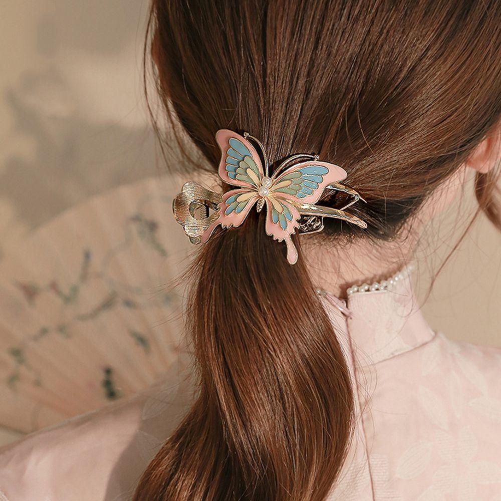 Kẹp Tóc Càng Cua Nhỏ Cố Định Tóc Đuôi Ngựa Phong Cách Cổ Điển Dễ Thương Sáng Tạo WMES15H