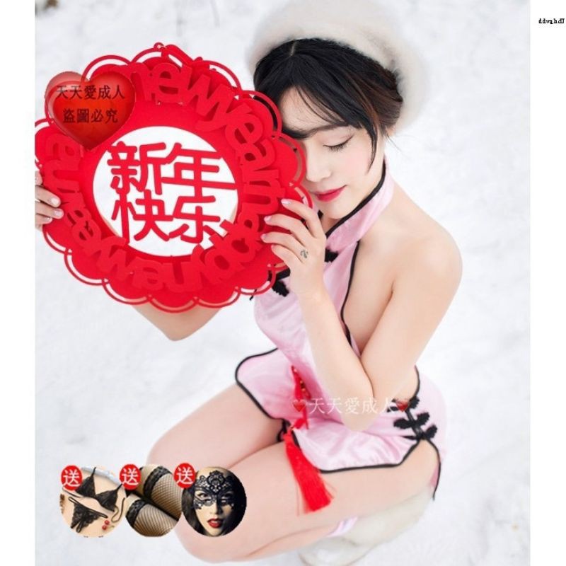 đồ hóa trang cổ trang sườn xám cô gái trung hoa đan dây tùy chỉnh gợi cảm