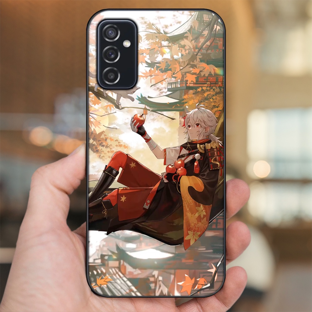 Ốp lưng Samsung M52 viền đen in hình Kazuha Genshin Impact