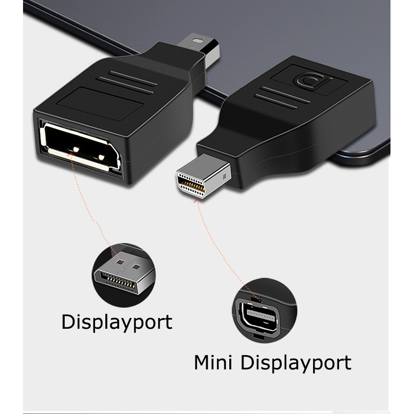 [Mã ELHACE giảm 4% đơn 300K] Đầu chuyển Mini Displayport ra Displayport - Jinghua S124