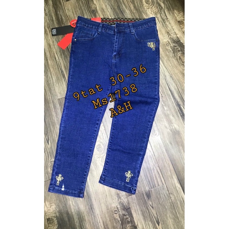 Quần jean 9 tấc siêu co giãn