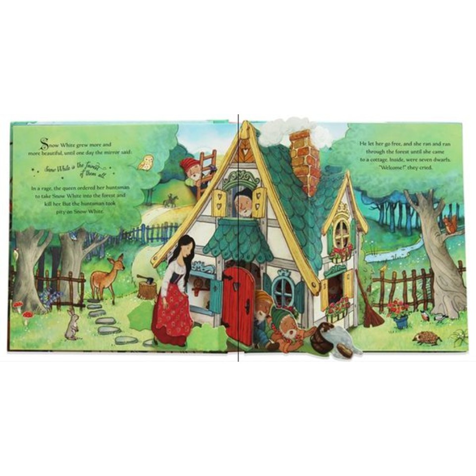 Sách: Truyện cổ tích tiếng Anh Pop-up Fairytales Snow White And The Seven Dwafts