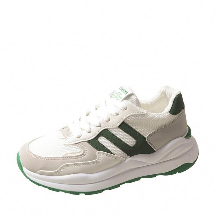 Giầy sneaker nữ ULzzang chữ S trắng xám đế đen cao cấp Giày thể thao FASHION hàng QC  độn đế kiểu dáng Hàn Quốc