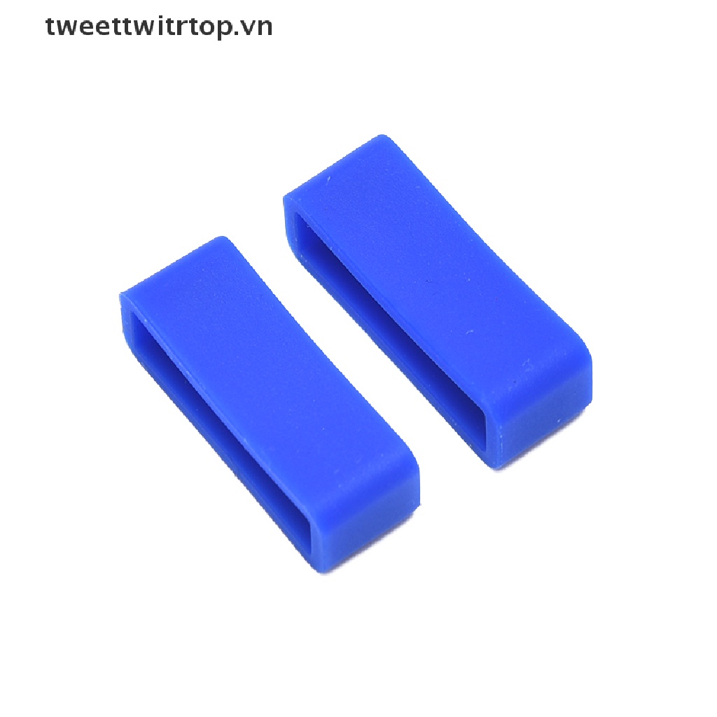 Set 2 Vòng Cao Su Silicon Giữ Dây Đồng Hồ Đeo Tay