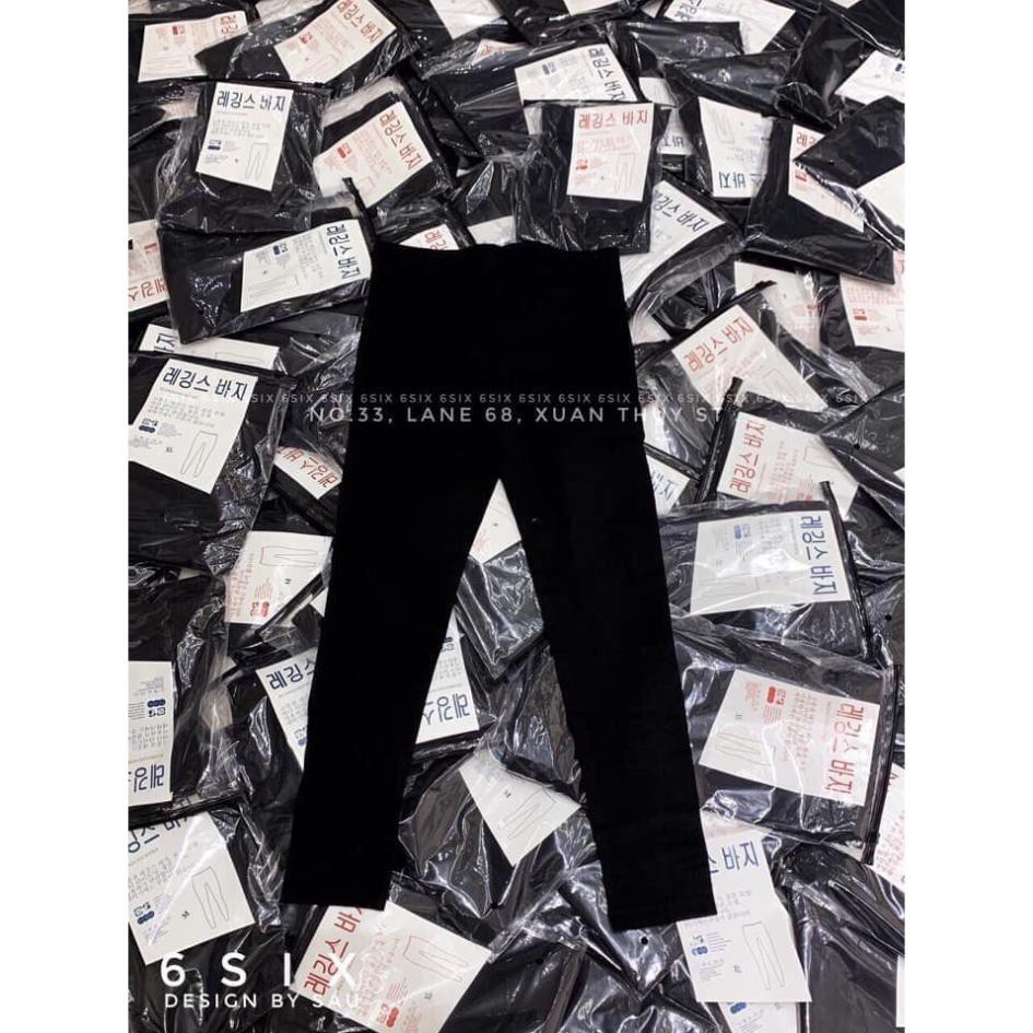 Quần Legging Hàn, 🌸 Vyvystore<FREESHIP>🌸 ,Leg Dài Body Dáng Ôm, Quần Legging Màu Đen Co Giãn 4 Chiều | BigBuy360 - bigbuy360.vn
