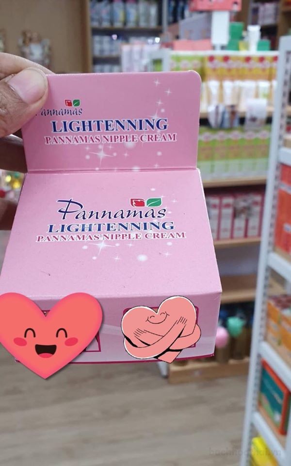 1 hộp Kem làm hồng nhũ hoa Pannamas Lightenning Nipple Cream (Thái Lan)