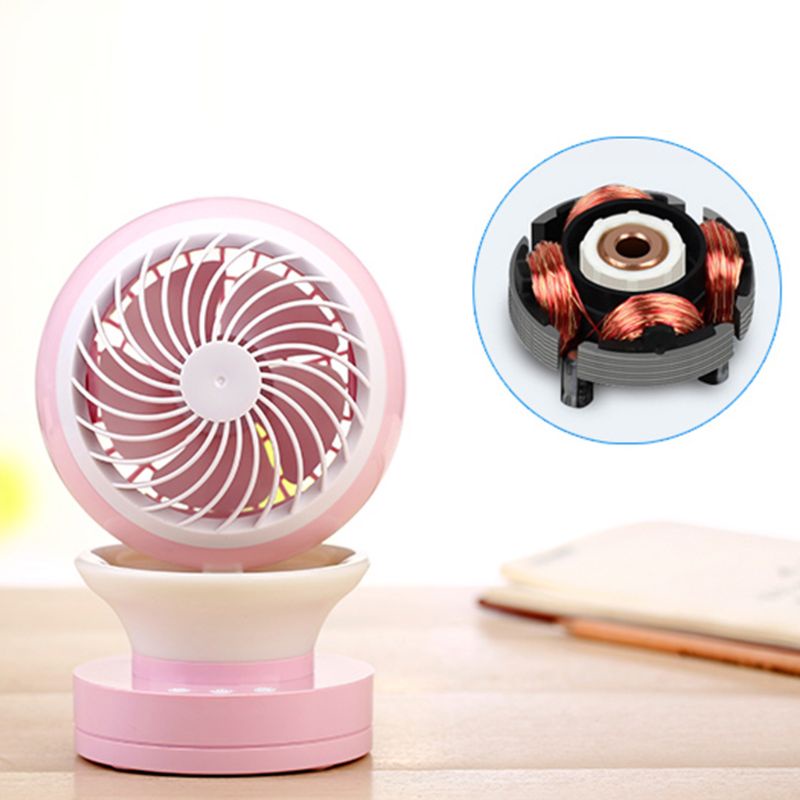 Quạt Điều Hòa Làm Mát Có Đèn 1000mA