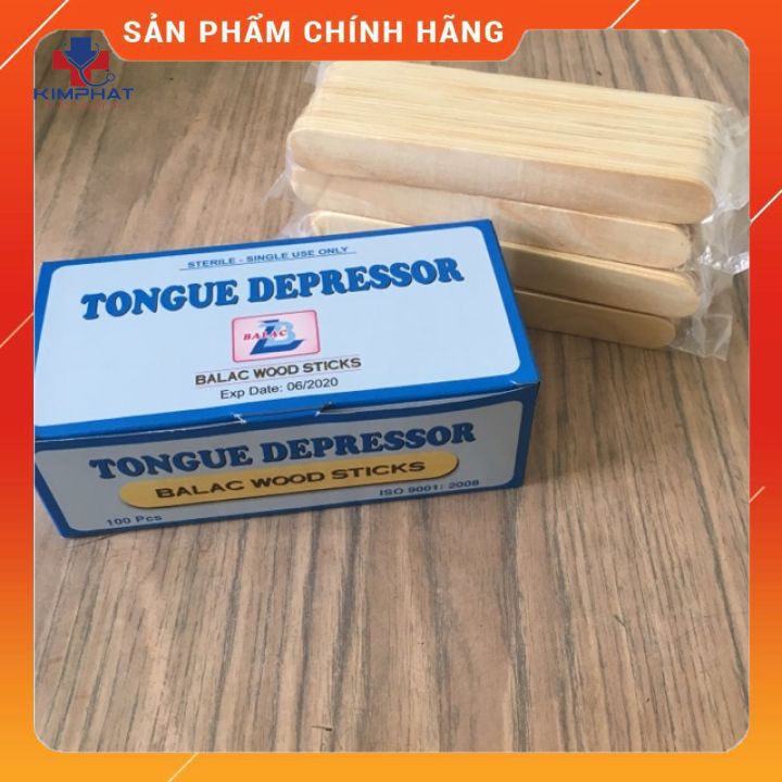 Que Đè Lưỡi Gỗ Dùng 1 Lần