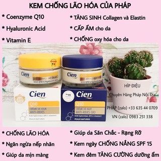 KEM DƯỠNG DA CIEN Q10 CỦA PHÁP