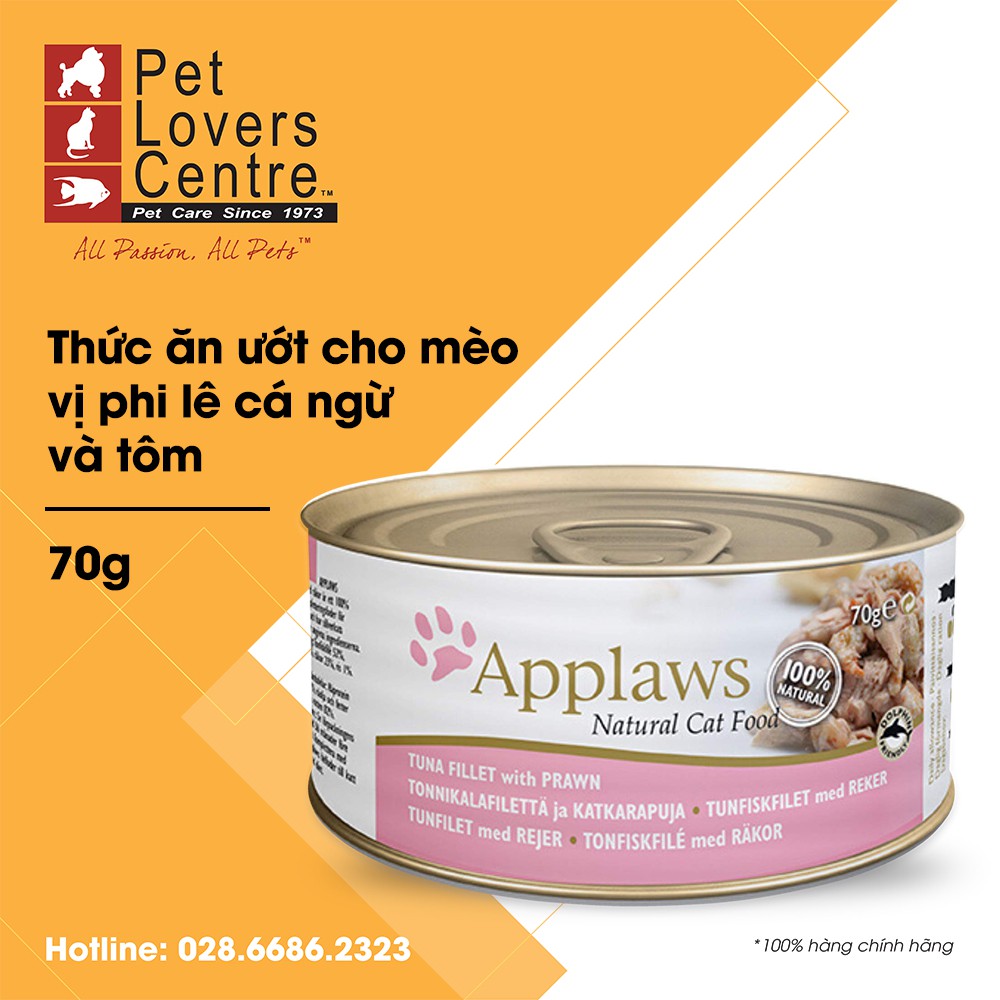 [18vị] [70g] Pate cho mèo APPLAWS TIN CATS