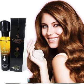 Tinh dầu dưỡng tóc Cocoesl Amber 60ml, Tinh dầu dưỡng phục hồi tóc khô sơ hư tổn, ngăn rụng tóc