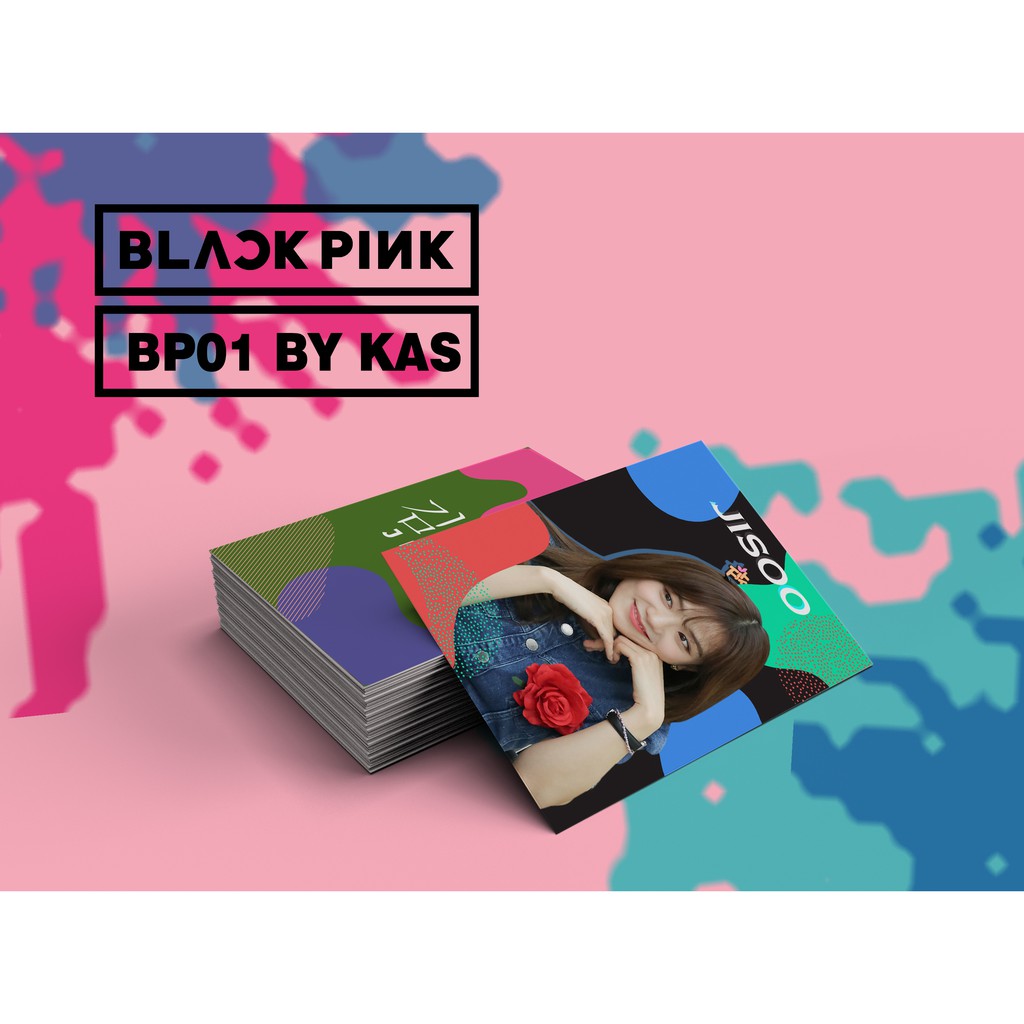 [Độc quyền] Set 4 card Blackpink data thiết kế đặc biệt bởi Kpop All Stars