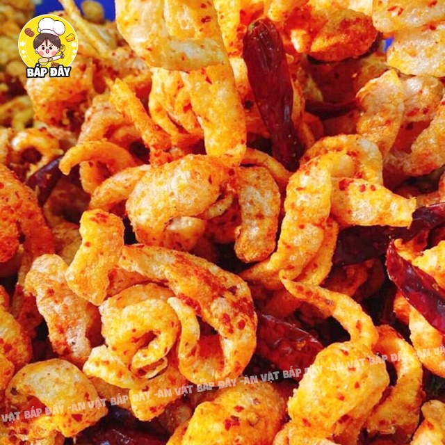Da Heo Tỏi Ớt Chiên Giòn 160g, Tóp Mỡ Mắm Tỏi - Đồ Ăn Vặt Bắp Đây Sài Gòn | BigBuy360 - bigbuy360.vn