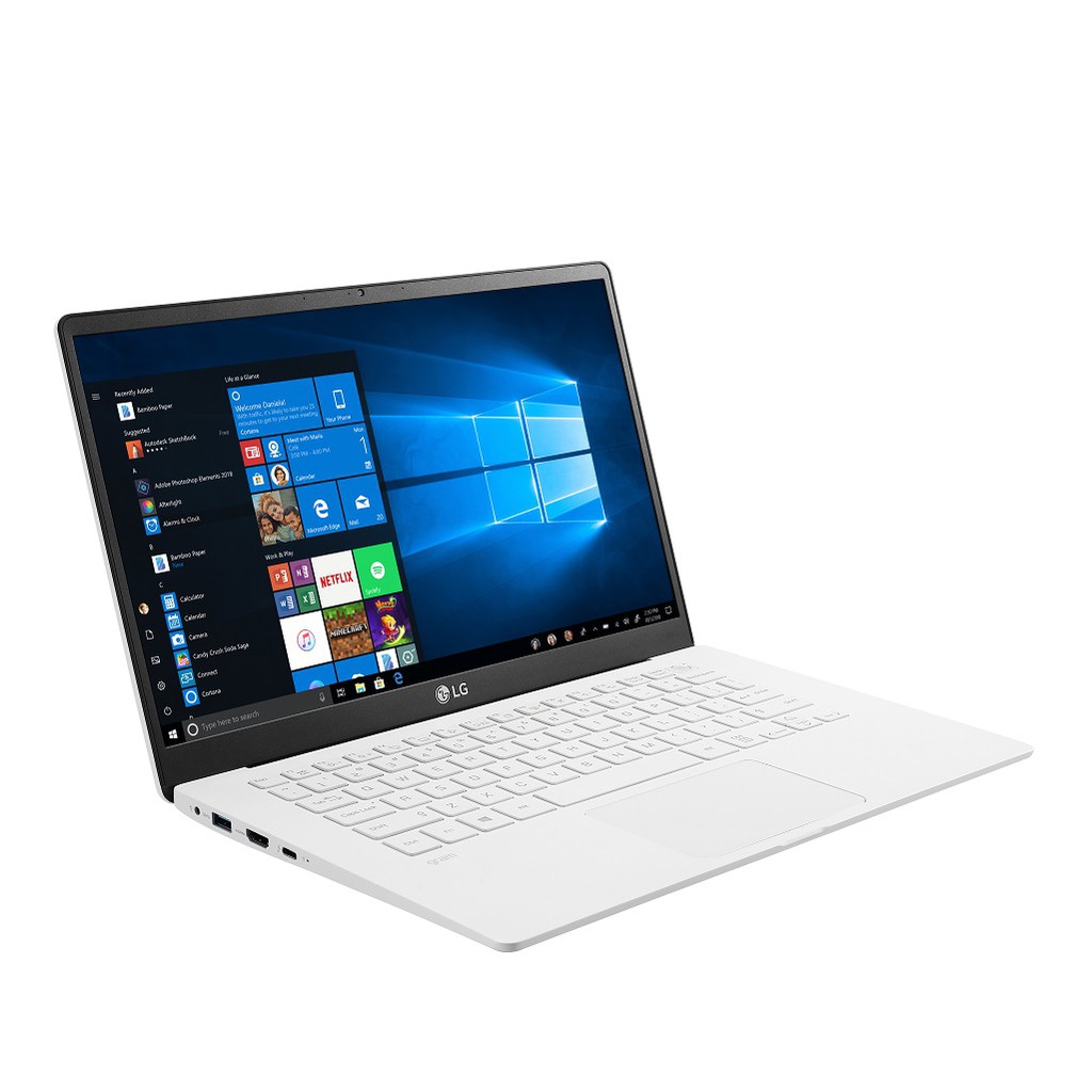 Laptop LG Gram 14ZD90N-V.AX53A5/ White/ Core i5/ 8GB/ 256GB/ 14.0 inch FHD/ Non OS |Ben Computer