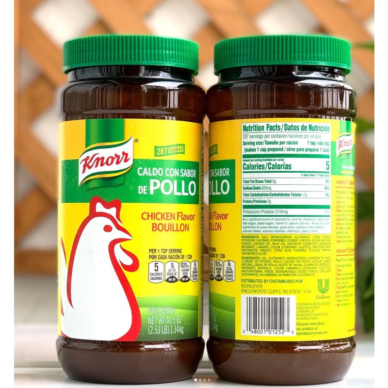 Hạt Nêm Vị Gà Knorr Mỹ 1.14Kg