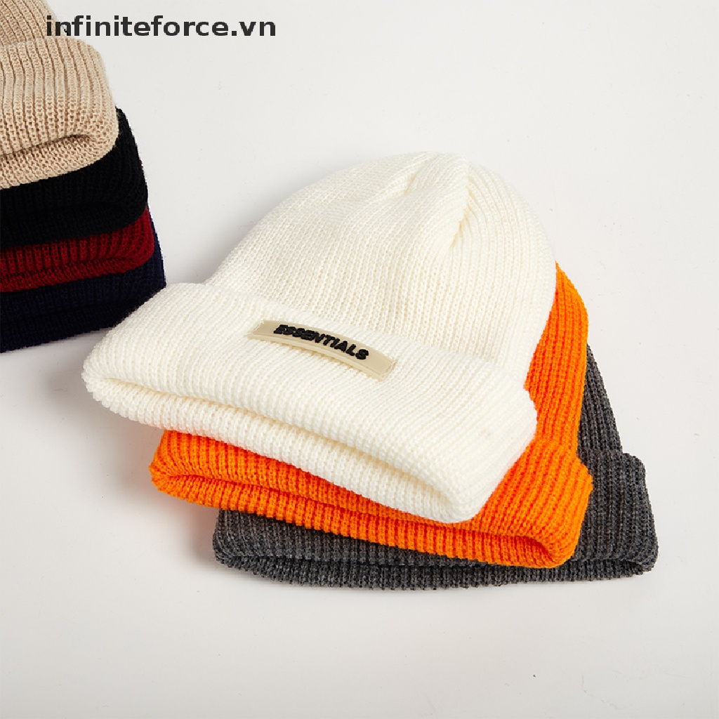 Mũ beanie Dày Màu Đen Thời Trang Mùa Đông Cho Nam