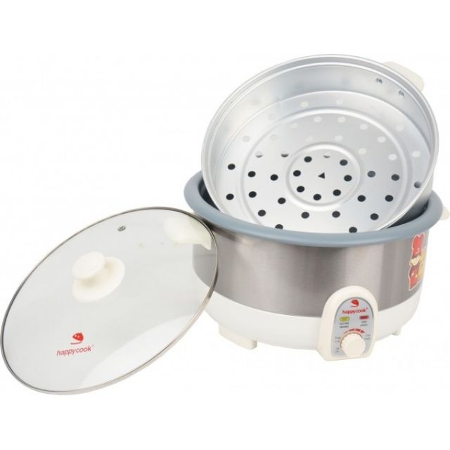 Nồi lẩu đa năng có xửng hấp HappyCook 3,5lít