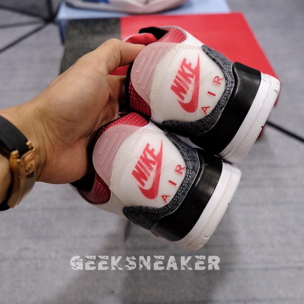 [GeekSneaker] Giày  Air Jordan 3 Retro Denim SE Fire Red CZ6431-100