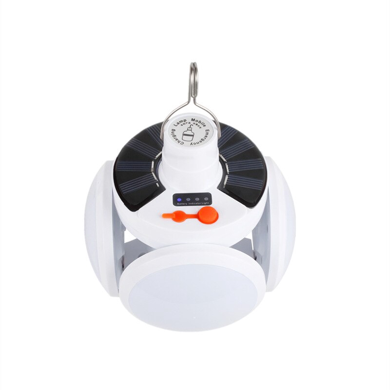 Bóng Đèn Led Năng Lượng Mặt Trời Chống Thấm Nước Kèm Phụ Kiện Chuyên Dụng