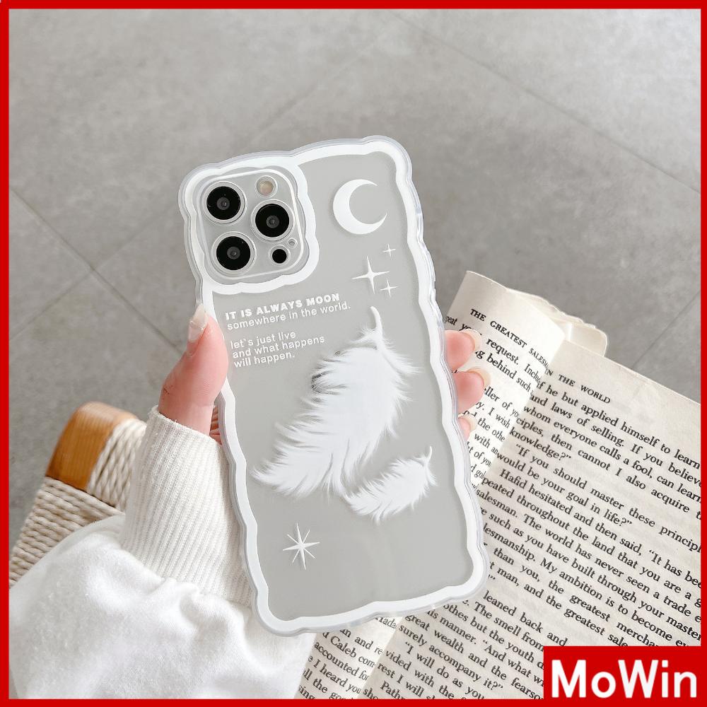 Ốp điện thoại silicon chống sốc in lông vũ thích hợp cho iPhone 13 Pro Max iPhone 12 Pro Max iPhone 11 iPhone 7 Plus