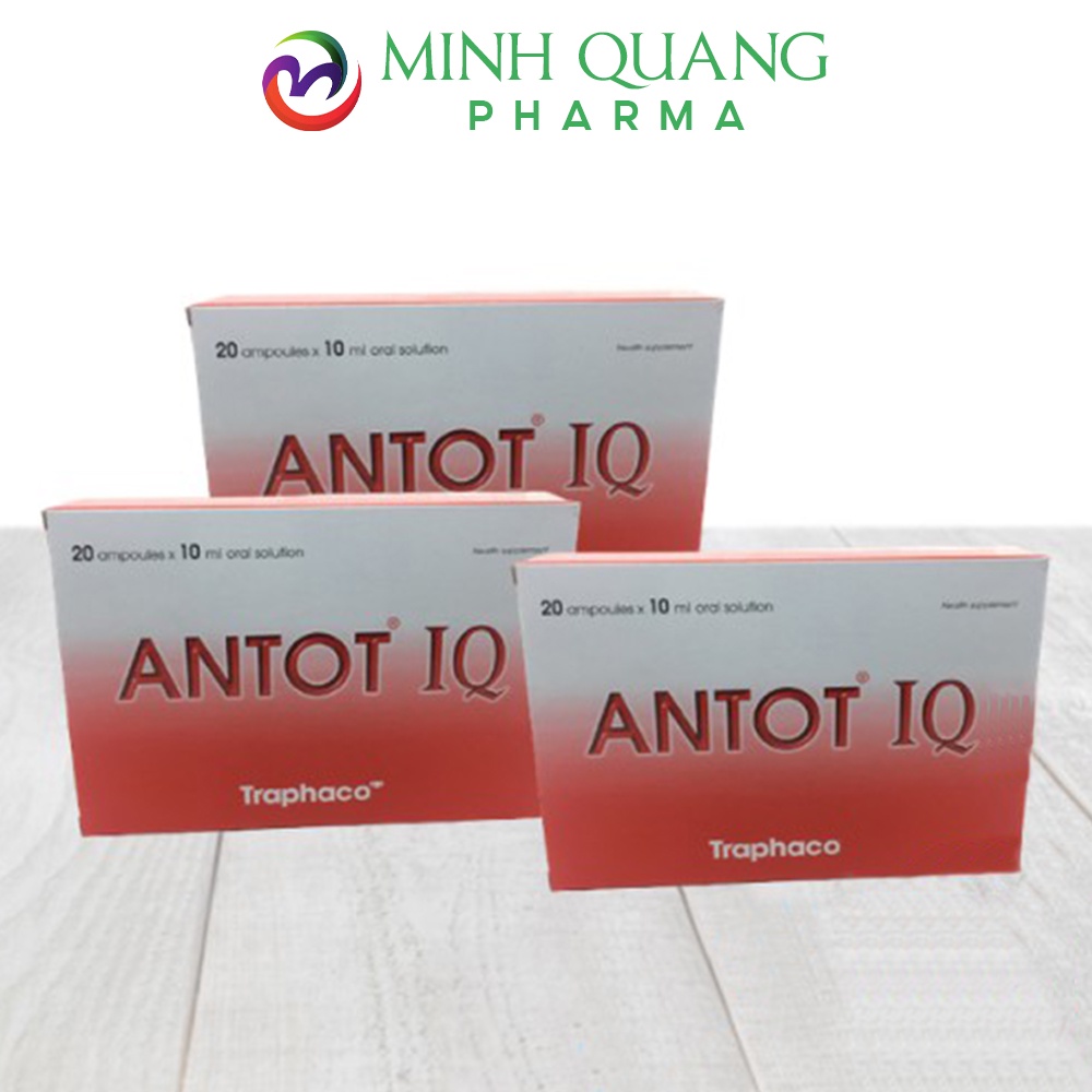 ANTOT IQ giúp ăn ngon, phục hồi và nâng cao sức khỏe, hỗ trợ phát triển chiều cao và trí tuệ hộp 20 ống
