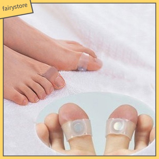 Bộ 2 nhẫn silicone nam châm mát xa chân tiện dụng