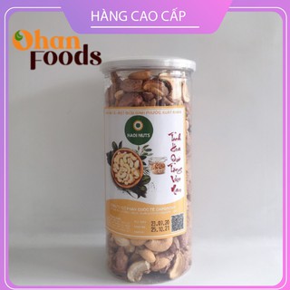 Hạt điều rang muối vỡ đôi loại 1 cao cấp, điều rang muối bình phước còn vỏ ngon,giòn, bao test, bao đổi trả 500 gram
