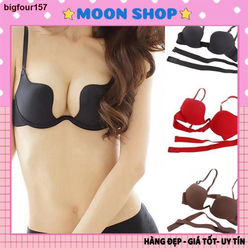 ♠☎♂bigfour157Áo lót nữ, áo ngực nữ có gọng nâng ngực, khoét chữ U mặc được 7 kiểu
