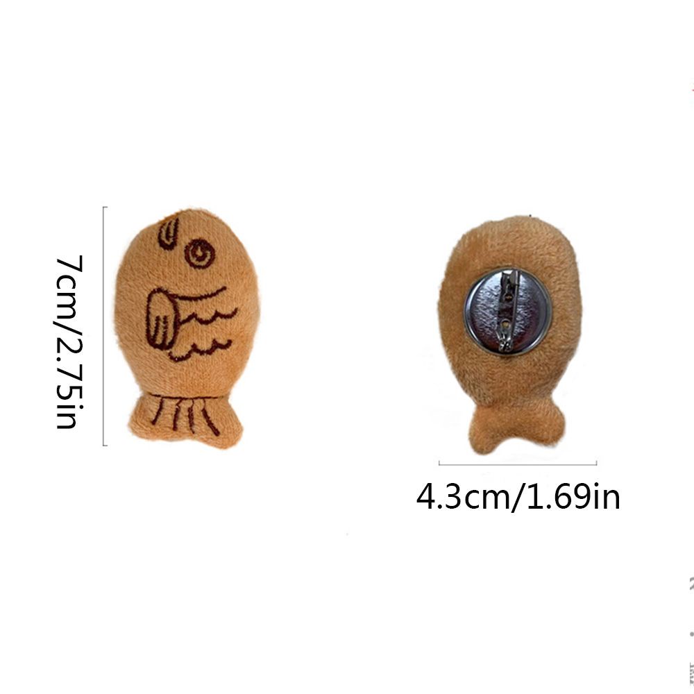 Ghim cài áo ba lô thiết kế hình con cá nhỏ đáng yêu thời trang