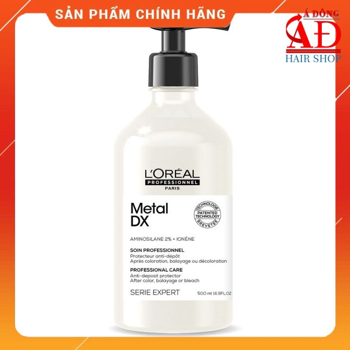 DƯỠNG CHẤT SÁNG BÓNG LOREAL METAL DX SAU KHI NHUỘM TẨY 500ML CHAI