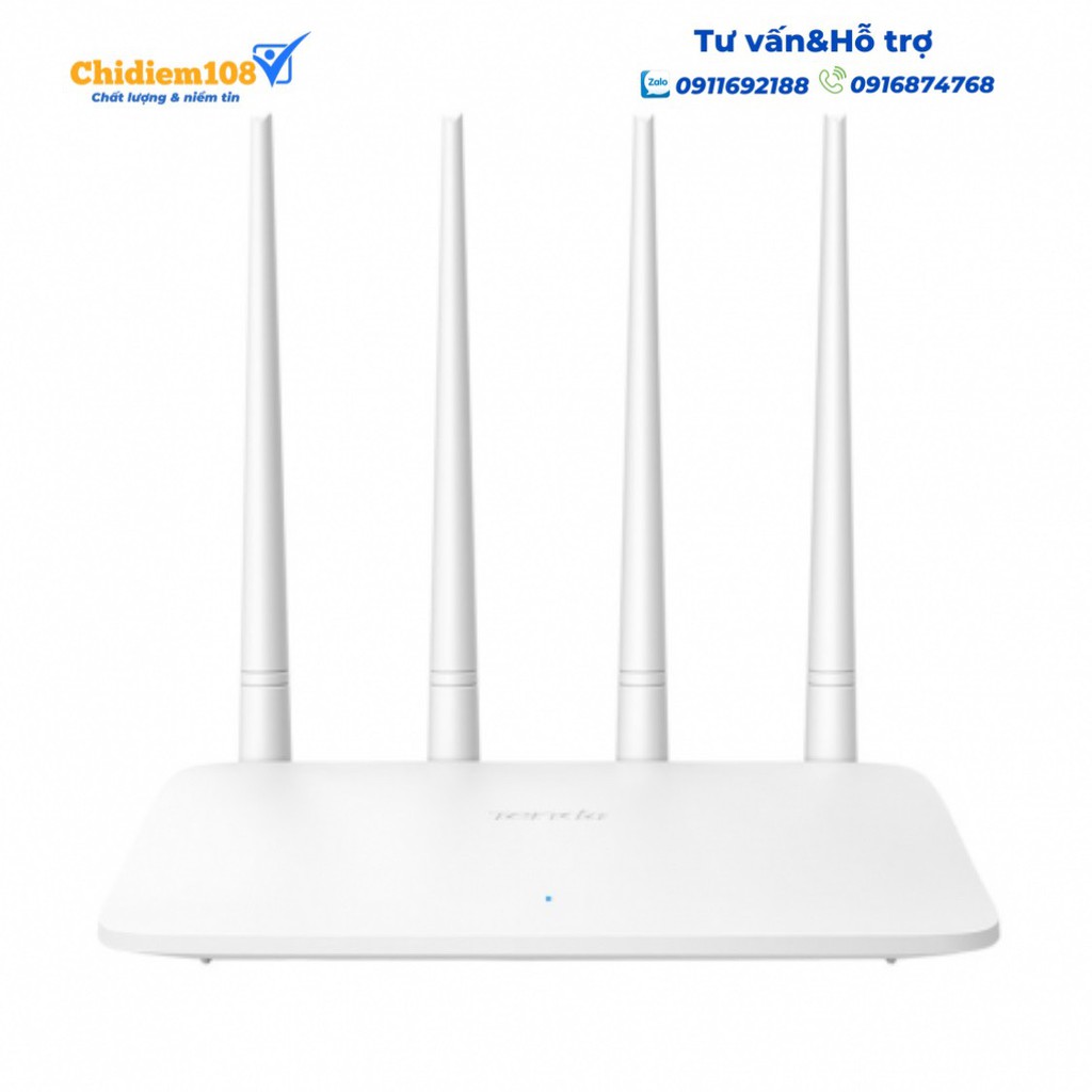 Bộ phát WiFi Tenda F6 4 angten 5dBi chuẩn N 300Mbps-Microsun phân phối