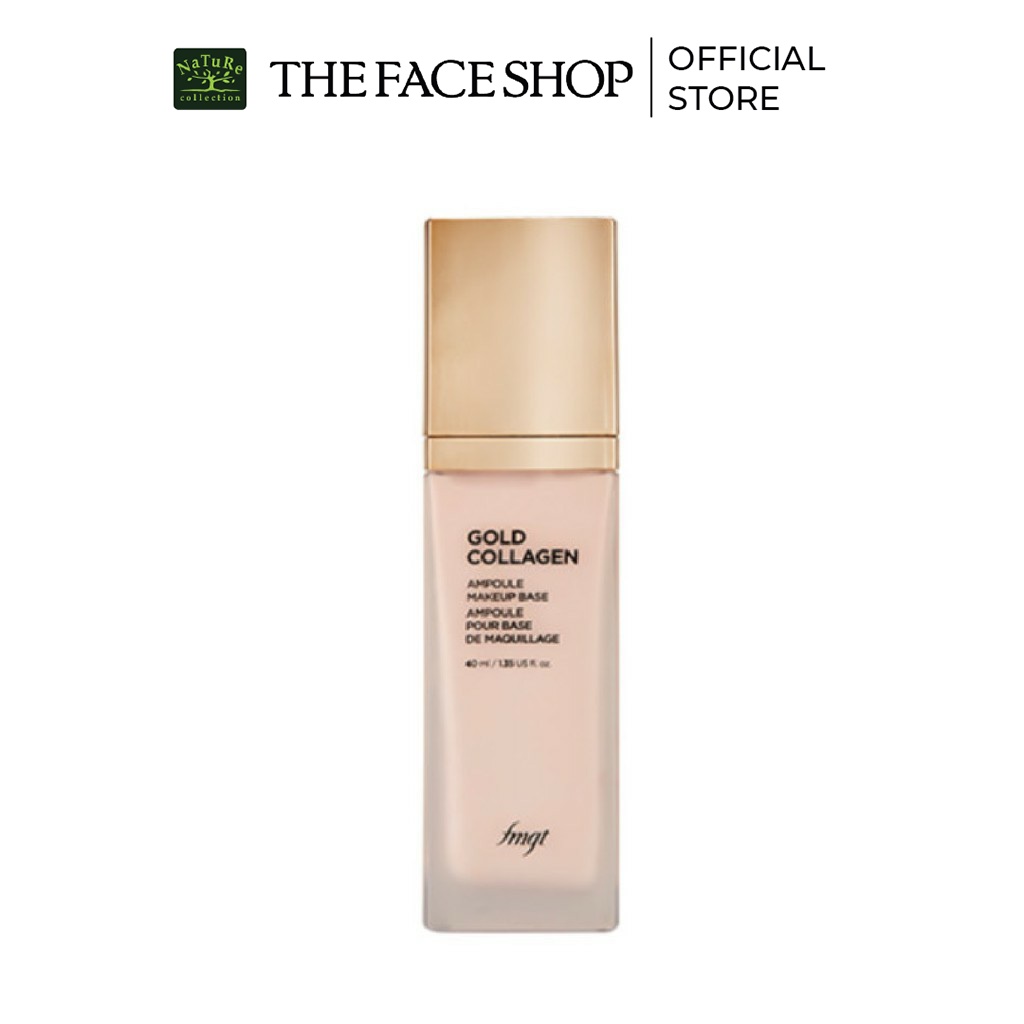 Kem Lót Trang Điểm THEFACESHOP Gold Collagen Ampoule Makeup Base Spf30 Pa++ (01 Pink) 40ml