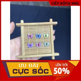 Hoa bột nail - bướm bột size nhỏ ( làm thủ công )