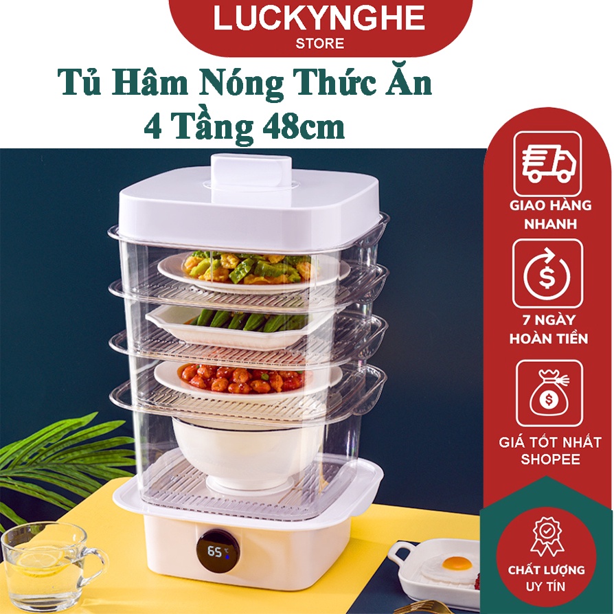 Tủ Hâm Nóng Thức Ăn 4 Tầng 48cm