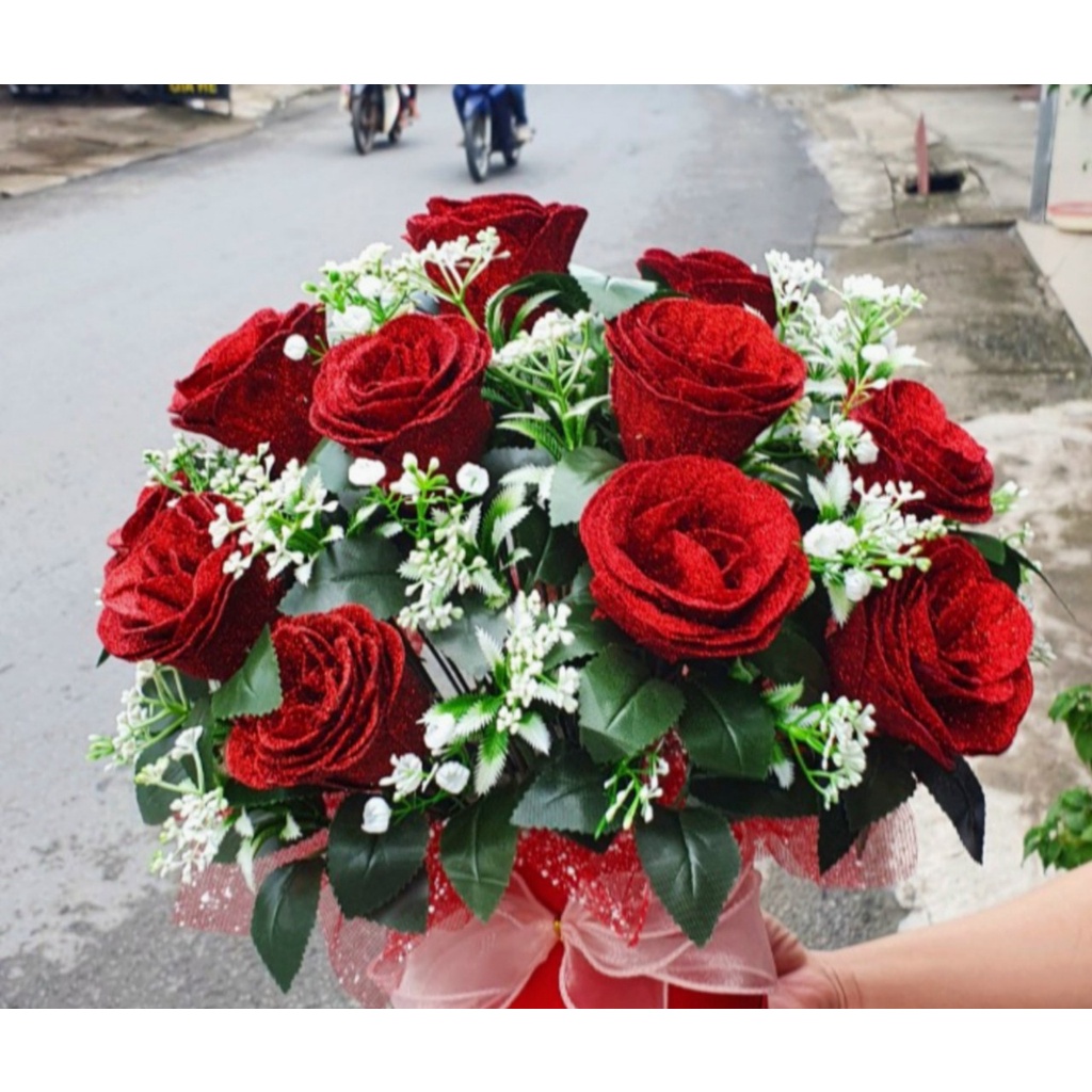 (1kg) Cụm điểm baby giá rẻ cụm điểm baby trang trí 6 nhánh