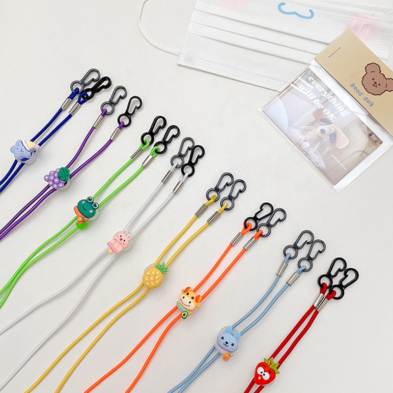 Dây Đeo Khẩu Trang Kiểu Hoạt Hình Hàn Quốc Xinh Xắn Cho Bé