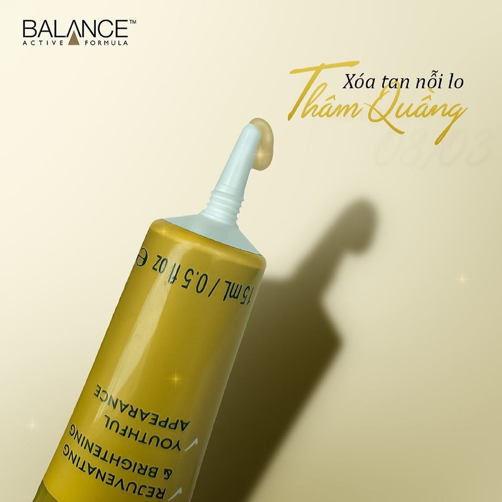 [MEMBERSHIP GIFT] Serum Tái Tạo Và Dưỡng Da Mắt Balance Active Formula Gold Collagen Rejuvenating eye 15ml