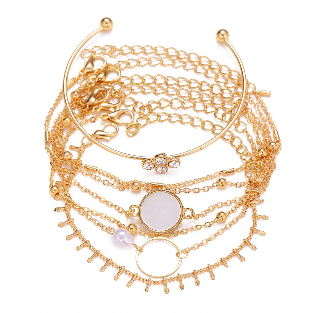 [Mã FAMAYFA giảm 10K đơn 50K] Vòng Tay Chuỗi Hạt Ngọc Trai Phối Tua Rua Phong Cách Bohemian | BigBuy360 - bigbuy360.vn