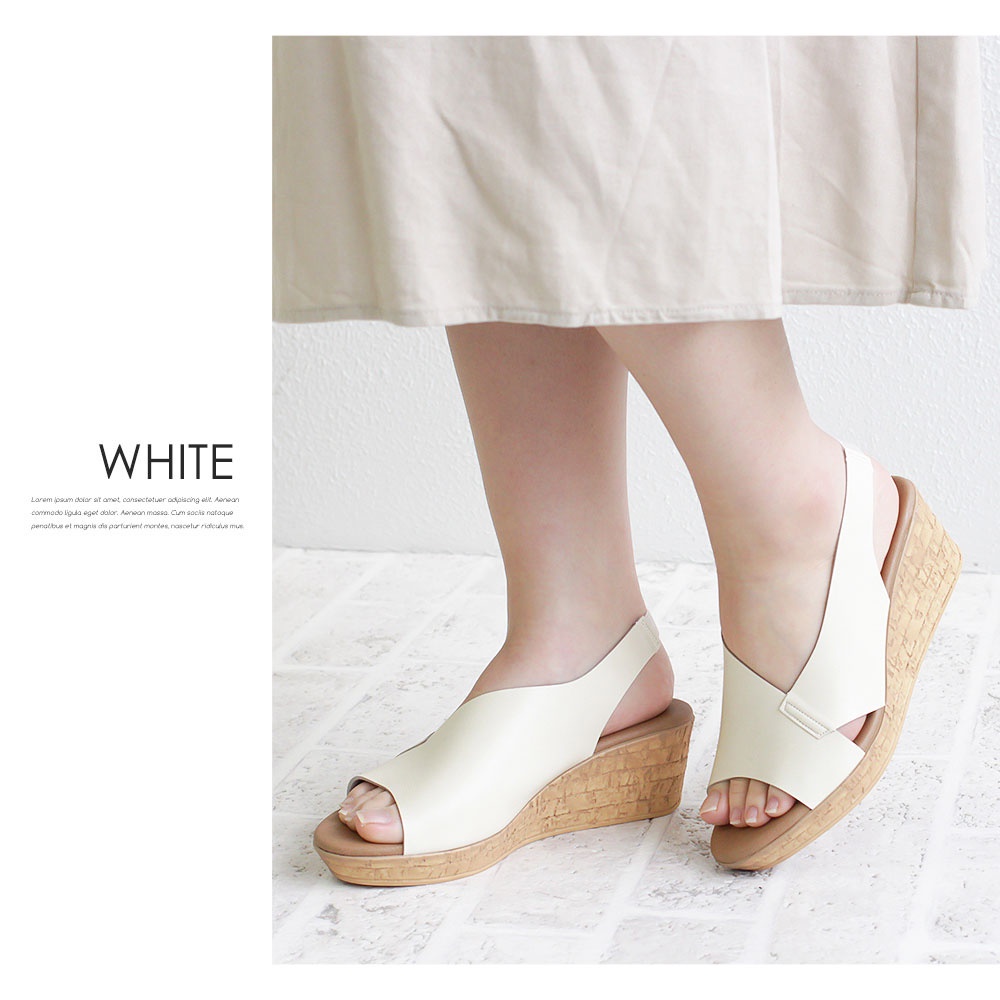 Sandal nữ Kobe đế xuồng 6cm Partir D'abord 92060 nội địa chính hãng Nhật Bản