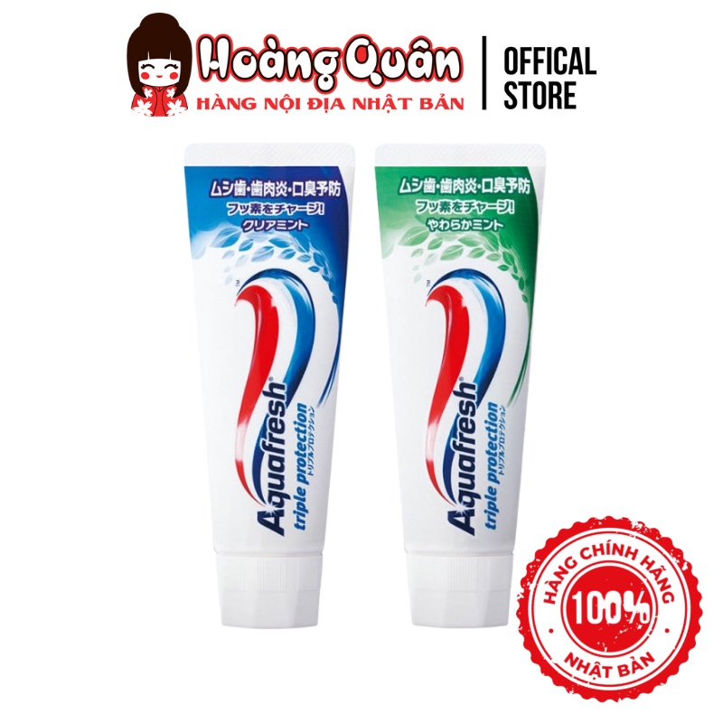 Dòng sản phẩm kem đánh răng Aquafresh 160g