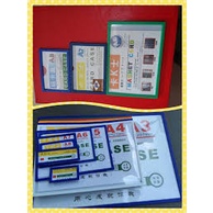 Card Case Nam châm A5, A4, A3 viền được bao quanh khung nhựa dầy chống tĩnh điện- mặt sau có nam châm nhiều màu sắc
