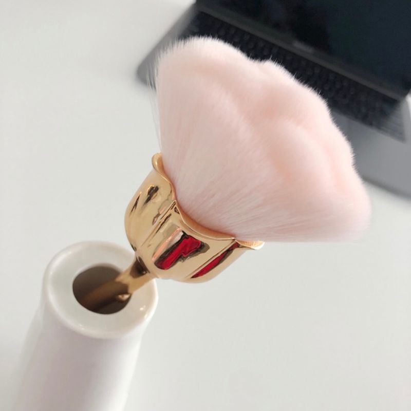 Cọ Trang Điểm Chuyên Nghiệp Với Tay Cầm Hình Hoa Hồng