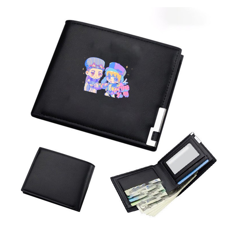 Ví da cầm tay nam nữ IN HÌNH KHỔNG MINH THÍCH ĐI QUẨY anime chibi xinh xắn thời trang