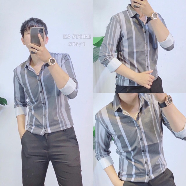 Áo sơ mi nam dài tay chất vải lụa cao cấp,đẹp giá rẻ TCS 83 | BigBuy360 - bigbuy360.vn