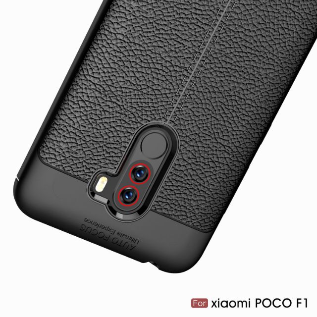 Ốp lưng Poco Phone F1 chống sốc vân da chính hiệu Auto Focus cao cấp