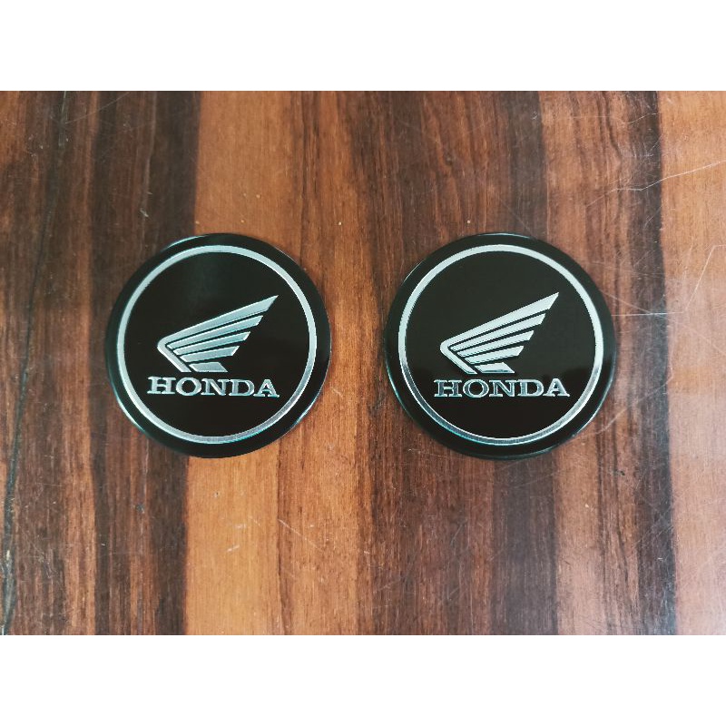 Bộ 2 lô gô tròn honda cứng 5cm hàng nhập Thái