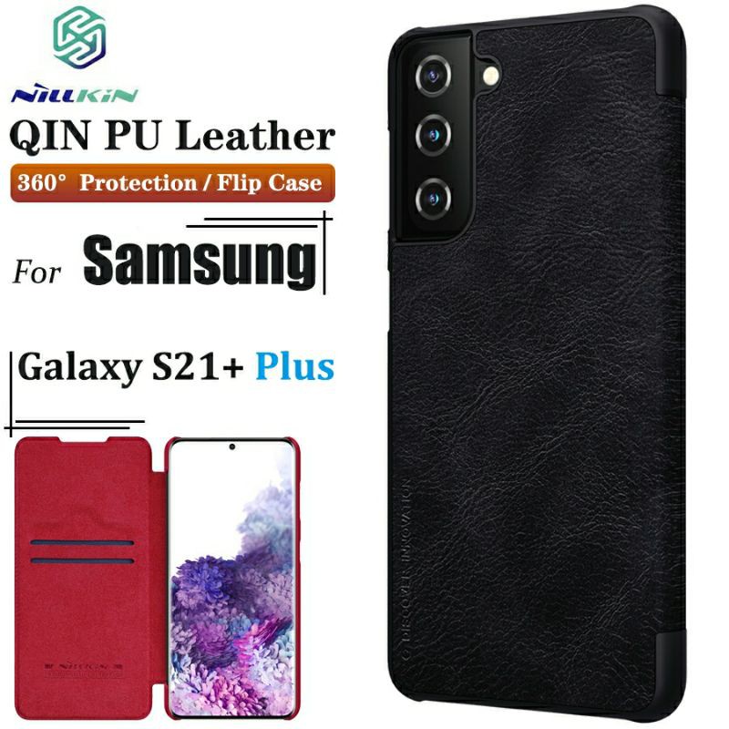 Bao da Samsung Galaxy S21 Plus, S21 Ultra hiệu Nillkin QIN Leather case có ngăn để thẻ