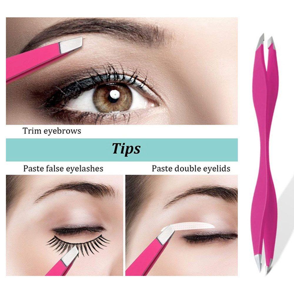 Nhíp Làm Đẹp Chống Tĩnh Điện Cho Nữ|Nhíp Nhổ Lông Mày Thiết Kế Hai Đầu Tiện Dụng