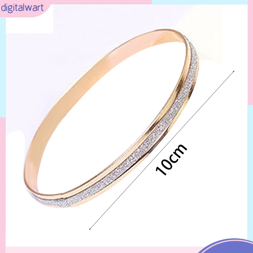Vòng tay hợp kim kiểu dáng tròn đơn giản và thời trang cho nữ